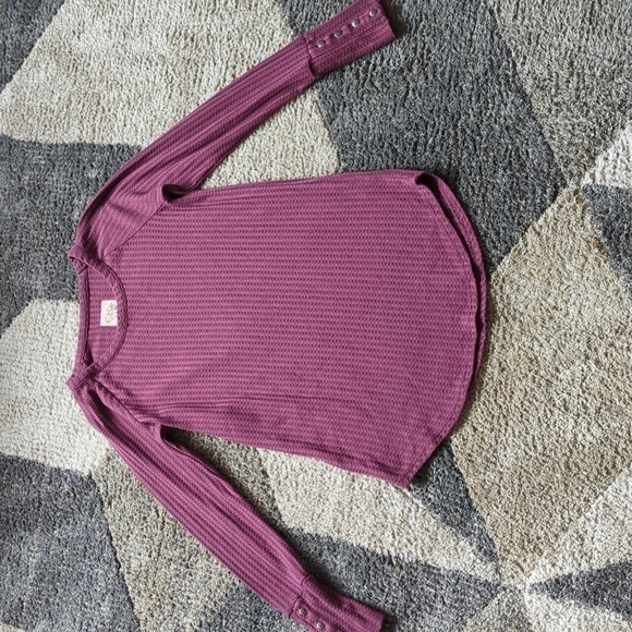 Chaser Waffle Thermal Tunic Sweater Long Sleeve Top Women's Size Small - Picture 8 of 8